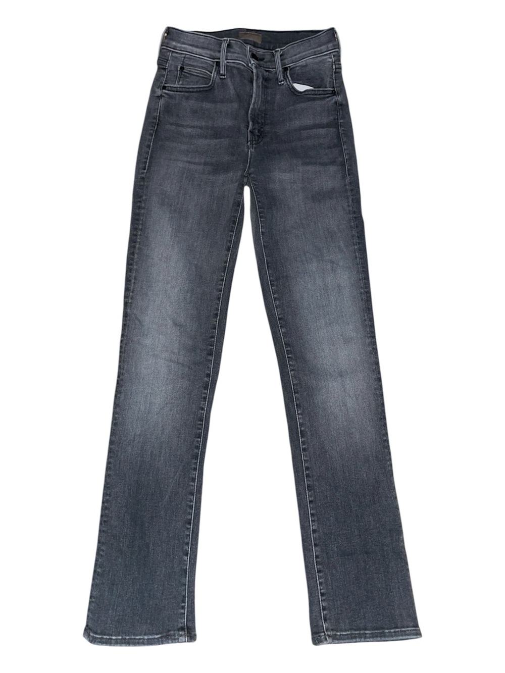 Mother grey rascal flood jeans
